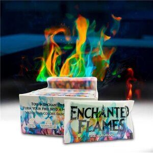 Pack of 25 Fire‎ Changing Color Packets for Campfires Fire Pits Wood Fireplaces